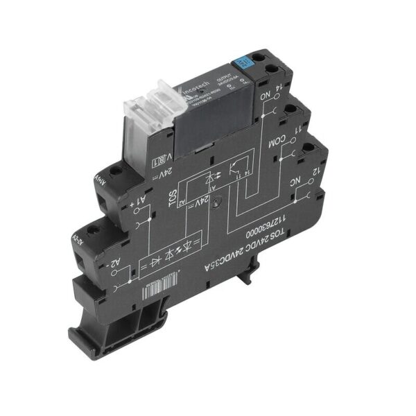 Releer og analoge skiller, Solid State, TOS 24VDC 24VDC 5A