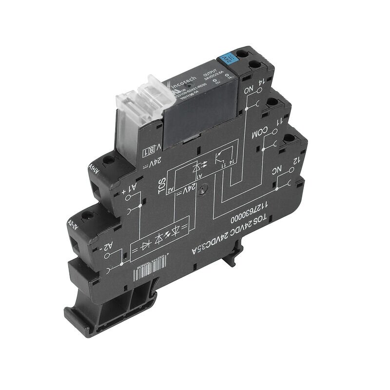 Releer og analoge skiller, Solid State, TOS 24VDC 24VDC 5A - Bilde 1
