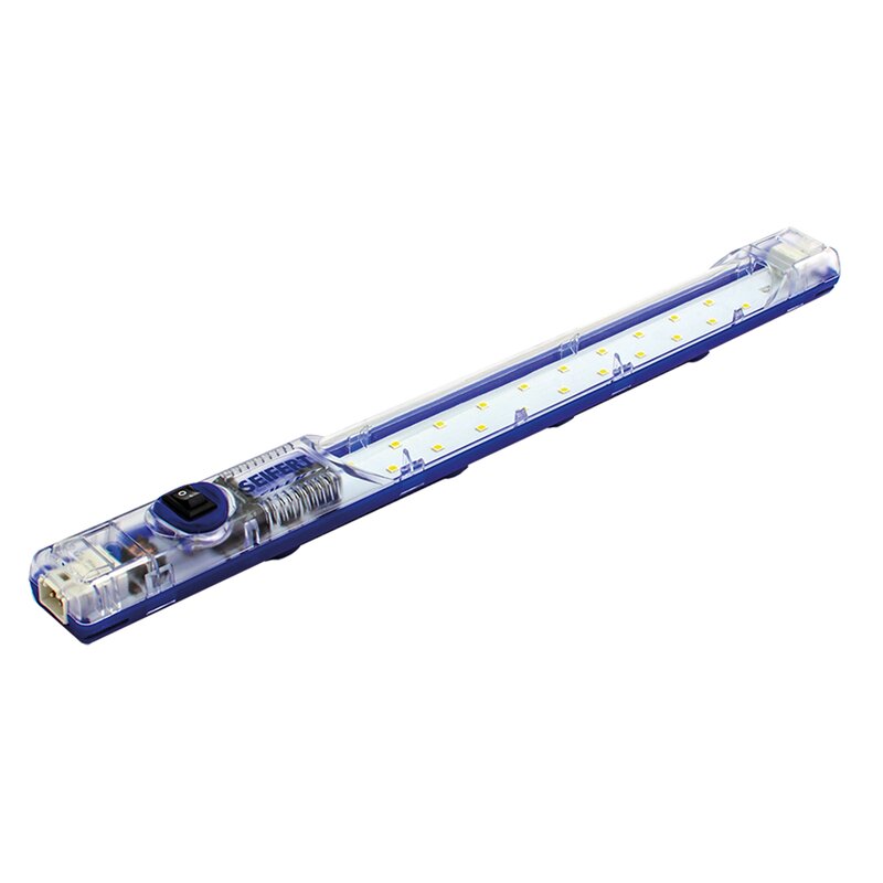 Skaplys Led stripe, MED AV/PÅ BRYTER  24-265V 400LM WIELAND HURTIGKOBLING - Bilde 1