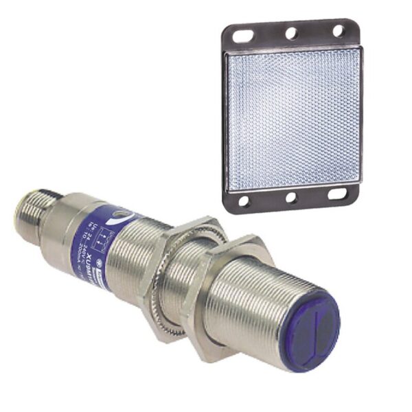 Foto elektrisk sensor XU9 polarisert refleks Sn 2 m M12 tilkobling til r
