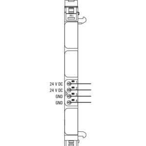 IO-Modul, UR20-PF-I, POWER MATEMODUL, INNGANGSTRØMSBANE - Bilde 2