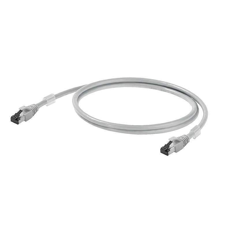 Nettverk OT, Kabel, PATCH KABEL, CAT.6A, GRÅ, 7,5M - Bilde 1