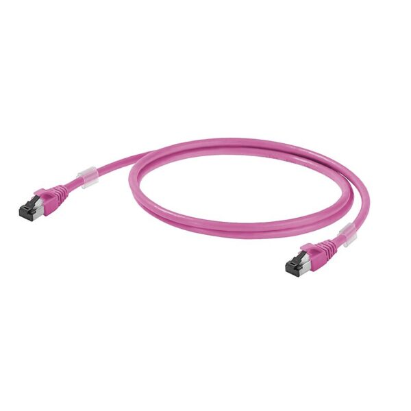 Nettverk OT, Kabel, PATCH KABEL, CAT.6A, MAGENTA, 0,5M