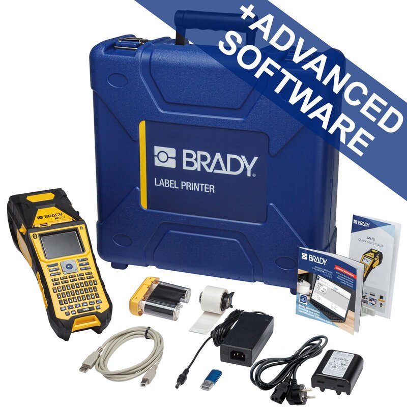 Merkemaskin Portable, M610 Label Printer - QWERTY EU med bluetooth and Brady Workstation - Bilde 1