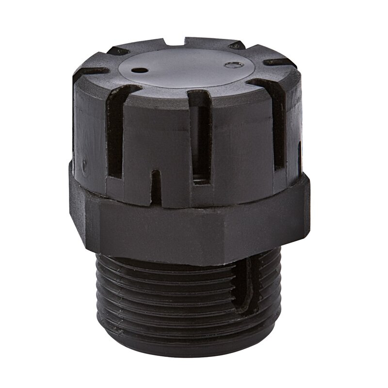 Tilbehør til nipler, KS DRAIN/PUSTE PLUGG M25X1,5 GRÅ 1213250050 - Bilde 1