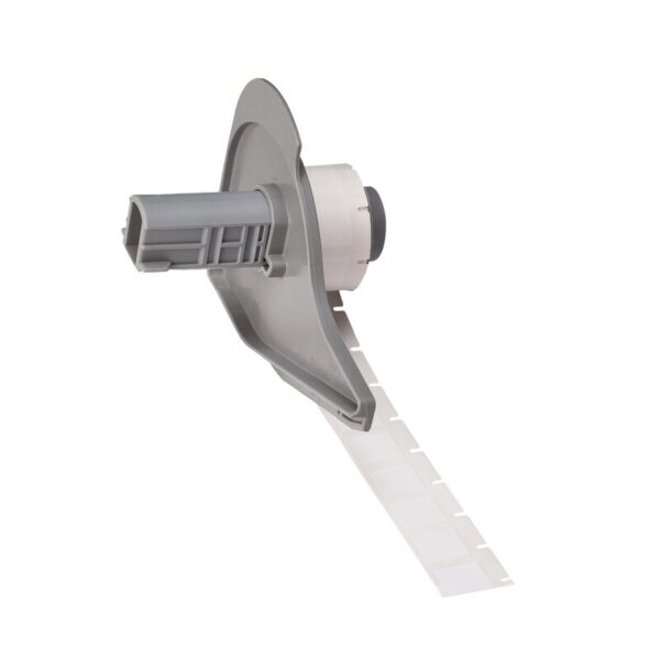 Etiketter til maskin, Permanent Acrylic-WorkHorse-BMP71 HVIT 12,7X12,7MM R/500/M71
