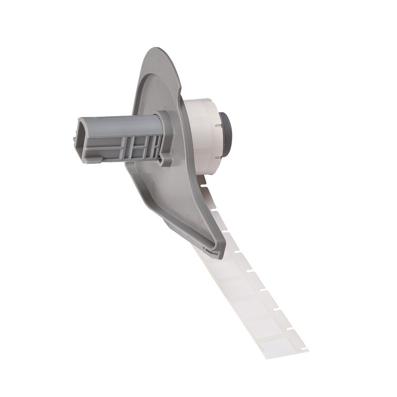 Etiketter til maskin, Permanent Acrylic-WorkHorse-BMP71 HVIT 12,7X12,7MM R/500/M71 - Bilde 1