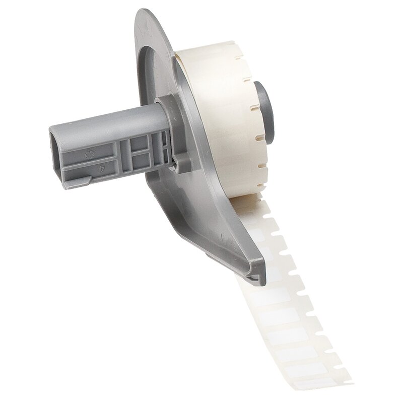 Etiketter til maskin, PERM.POLY F/BMP71 12,7X6,99 HVIT R/750/M710 - Bilde 1