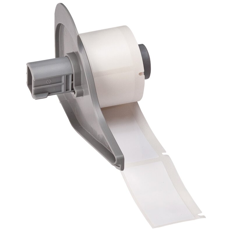 Etiketter til maskin, PERM.POLY F/BMP71 50,8X25,4 HVIT R/100/M710 - Bilde 1