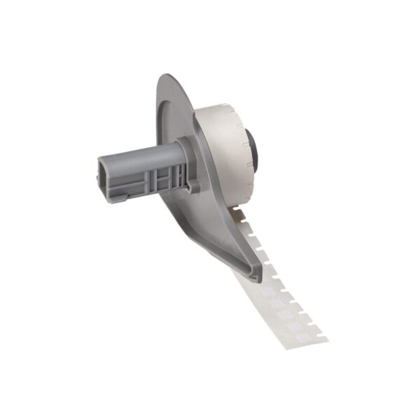 Etiketter til maskin, PERM.POLY F/BMP71 6,35X6,35 HVIT R/750/M710