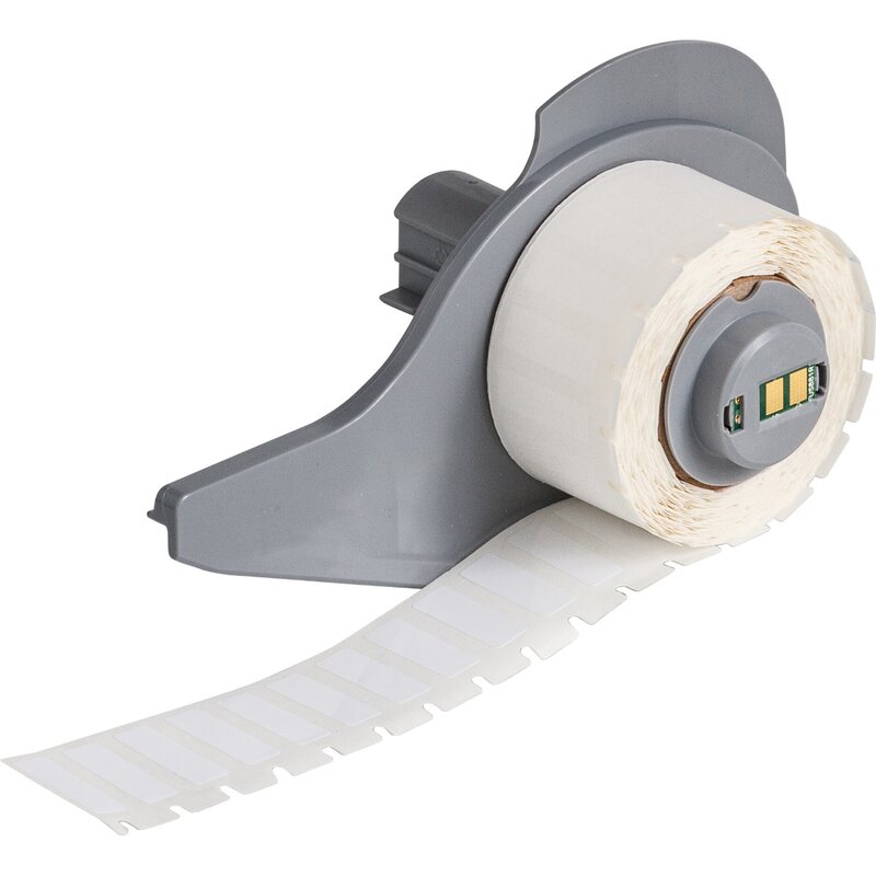 Etiketter til maskin, POLYEST.19X6,35 HVIT F/BMP-71 R/750/M710 - Bilde 1