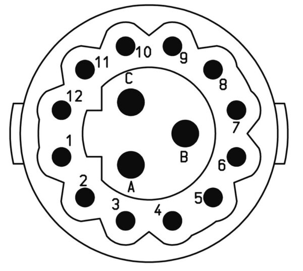 Innsats, M16 F CRIMP 12+3P HYLSE 7003985102