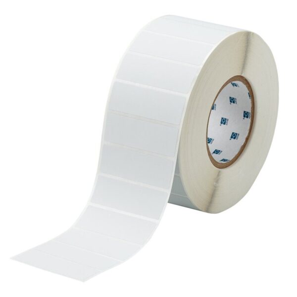 Etiketter til maskin, ULTRA AGGR.POLY 76,2X25,4 SØLV R/3000