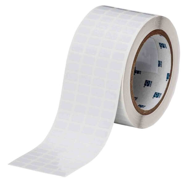 Etiketter til maskin, STAT.POLY.12,7X6,99 HVIT RULL A 10000