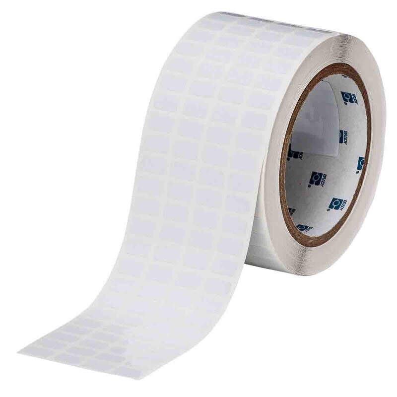 Etiketter til maskin, STAT.POLY.12,7X6,99 HVIT RULL A 10000 - Bilde 1