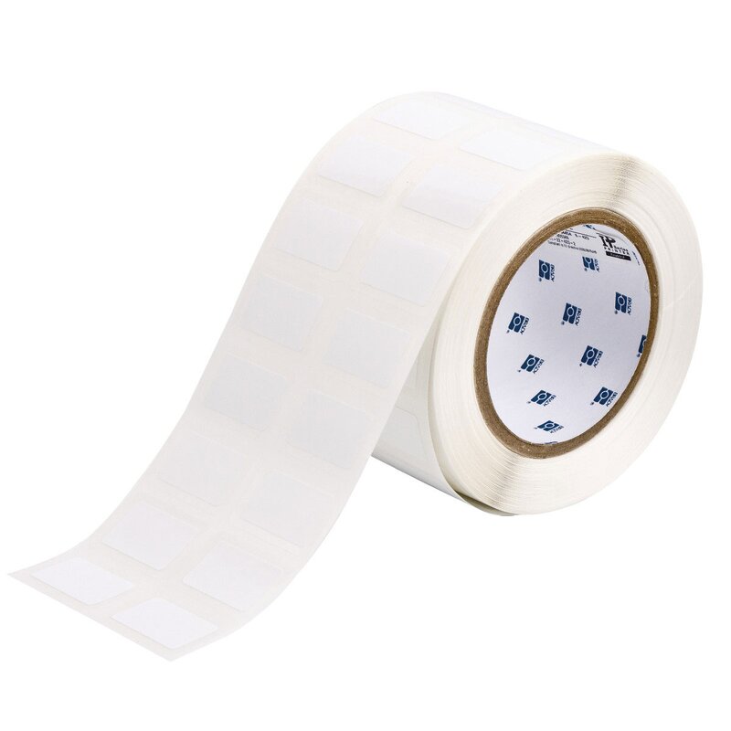 Etiketter til maskin, Polyesteretikett m/laminering 31,75 x 19,05 R/2000, 31,75 x - Bilde 1