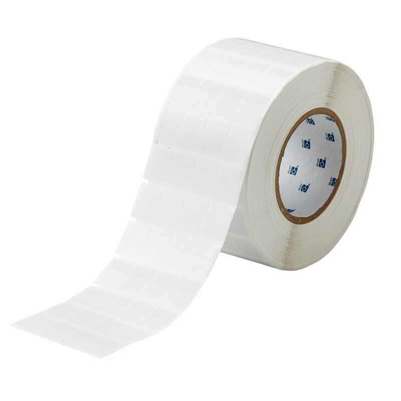 Ledningsmerker til maskin, SELV.LAM 19,05X23,8 HVIT R/10000 - Bilde 1