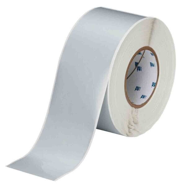 Etiketter til maskin, METAL POLY.76,2X91,44M SØLV