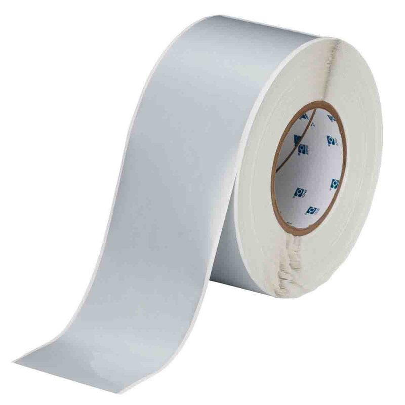 Etiketter til maskin, METAL POLY.76,2X91,44M SØLV - Bilde 1