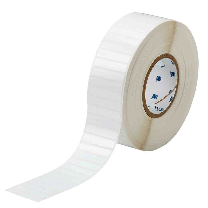 Etiketter til maskin, PERM.POLY.50,8X10,16 HVIT RULL A 10000 - Bilde 1