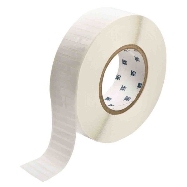 Etiketter til maskin, PERM.POLY 38,10X6,35 HVIT R/10000