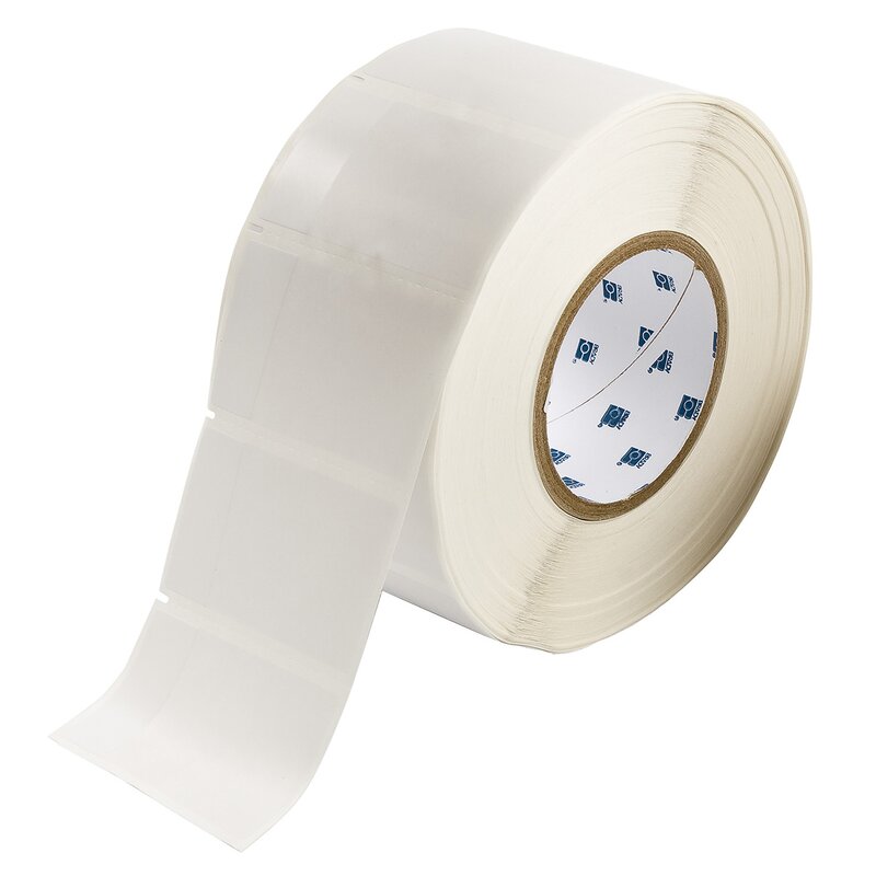 Ledningsmerker til maskin, WRAPAROUND 48,26X80,95 HVIT RULL A 1500 - Bilde 1