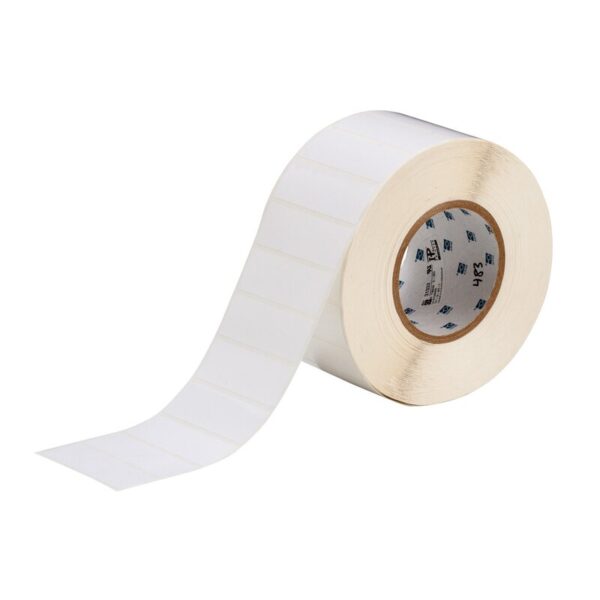Etiketter til maskin, PERM.POLY F/BBP PR 76,2X26,4 HVIT R/3000
