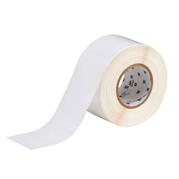 Etiketter til maskin, POLYESTER 76,2X91,44M HVIT