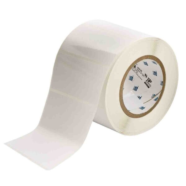 Etiketter til maskin, ULTRA AGRES Polyester etikett 101,6X50,8 mm (1000/rull)