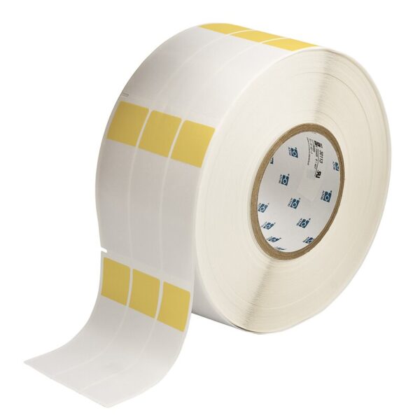 Ledningsmerker til maskin, SELV.LAM.VINYL 25,4X95,25 GUL R/3000