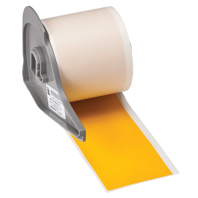 Tape til maskin, VINYL F/BMP71 GUL 50,8MMX15,24M/M710 - Bilde 1