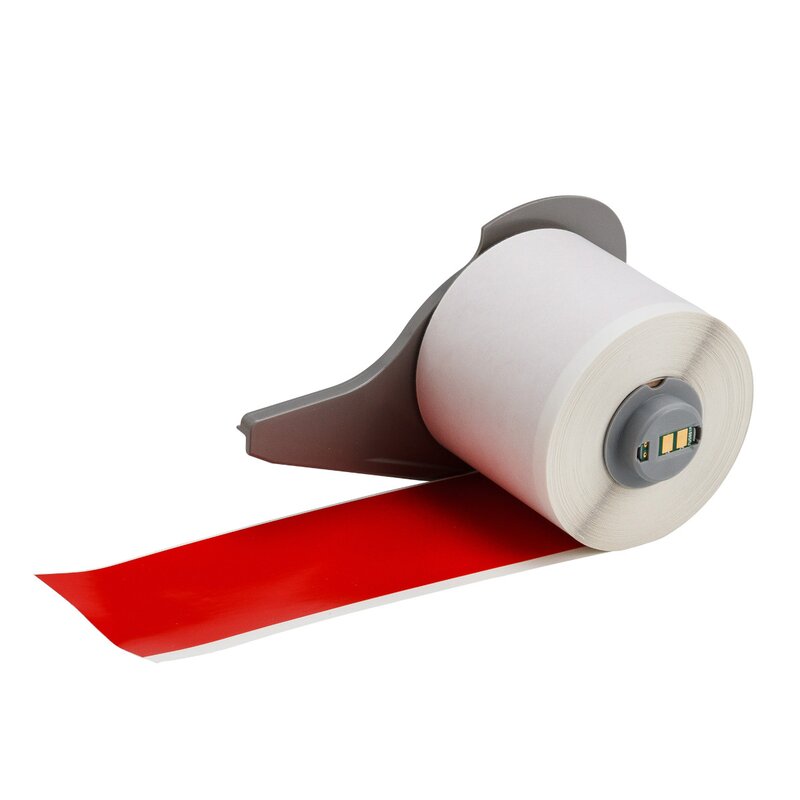 Tape til maskin, VINYL F/BMP71 RØD 50,8MMX15,24M/M710 - Bilde 1