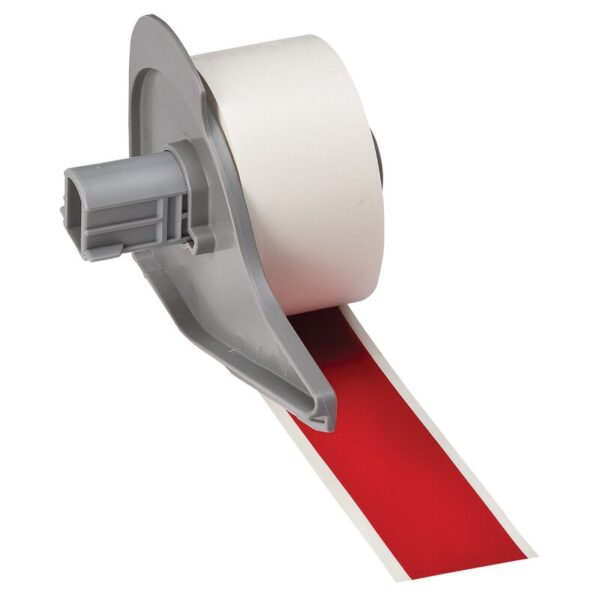 Tape til maskin, VINYL F/BMP71 RØD 25,4MMX15,24M/M710