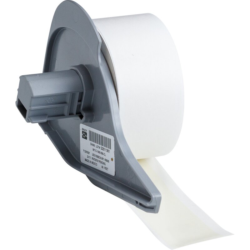 Tape til maskin, VINYL F/BMP71 KLAR 25,4MMX15,24M/M710 - Bilde 1