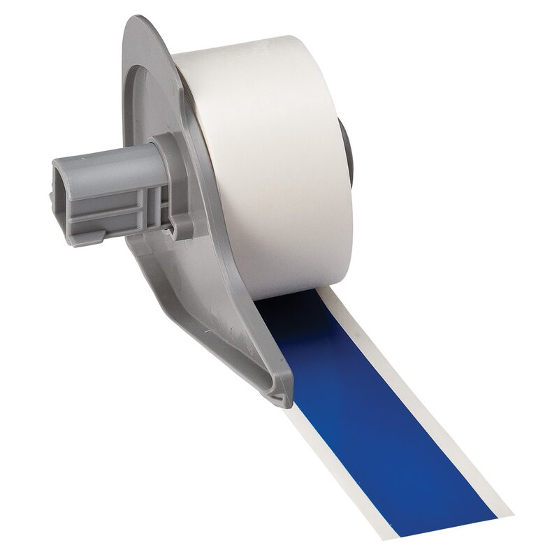 Tape til maskin, VINYL F/BMP71 BLÅ 25,4MMX15,24M/M710 - Bilde 1