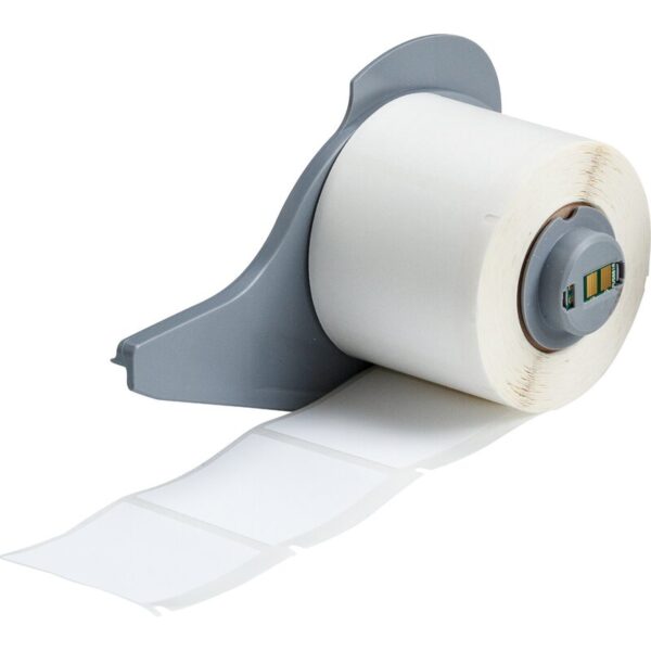Etiketter til maskin, ULTRA.AGR.POLY.F/BMP71 38,1X38,1 HVIT R/250/M710