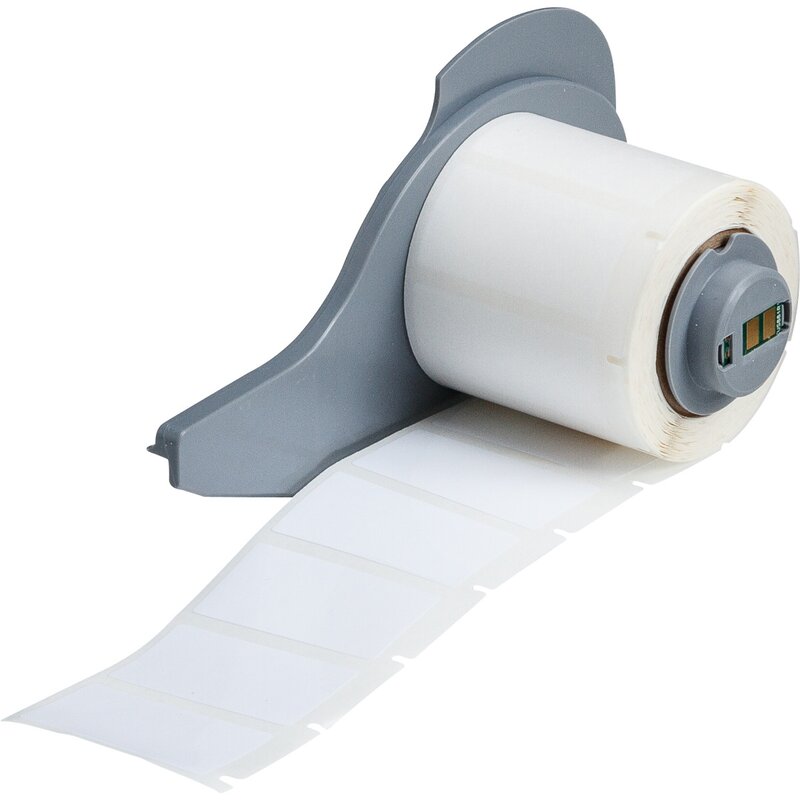Etiketter til maskin, PERM.POLY 38,1X19,05 HVIT F/BMP-71 RULL A 250/M710 - Bilde 1
