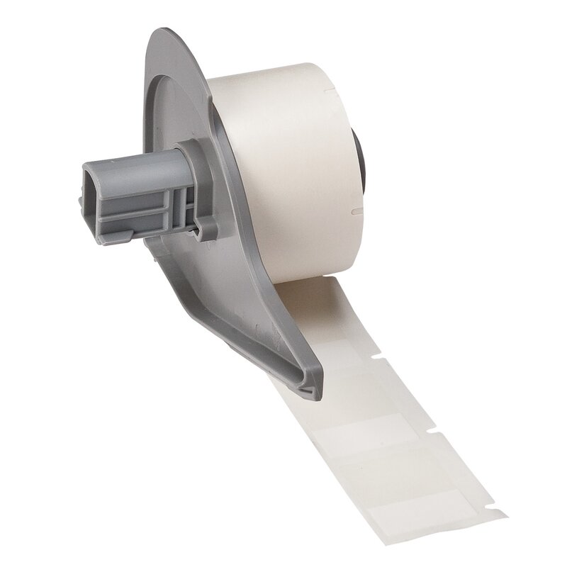 Ledningsmerker til maskin, SELV.LAM F/BMP71 24,4X31,75 HVIT R/250/M710 - Bilde 1