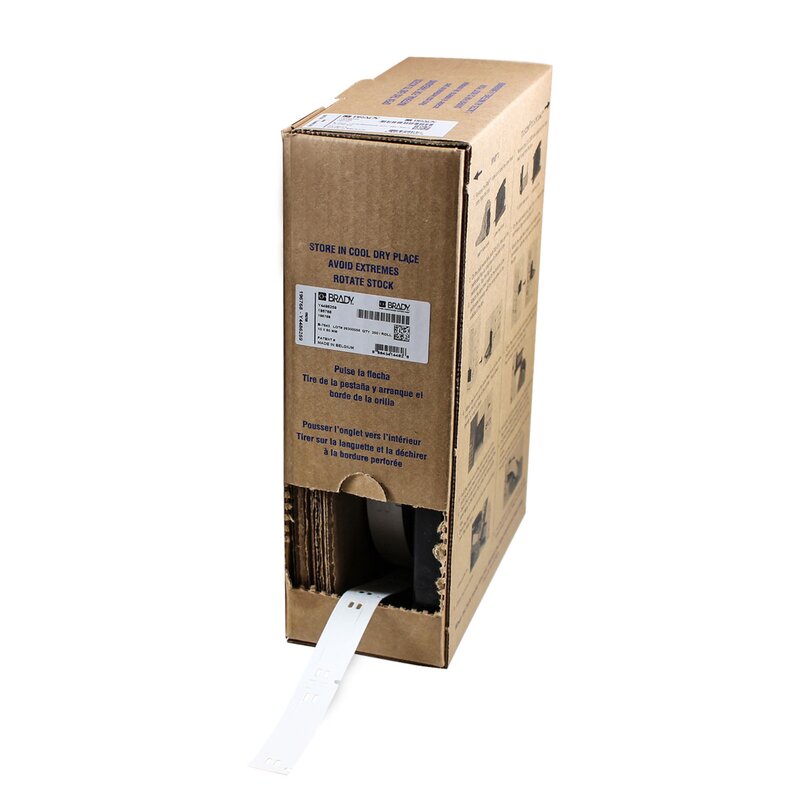 Kabelmerker, KABELM.7643 F/BMP71 60X10 HVIT R/250/M710 - Bilde 1