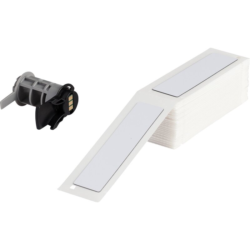 Skilt til  maskin, EPREP 100X25 HVIT R/100/M710 - Bilde 1