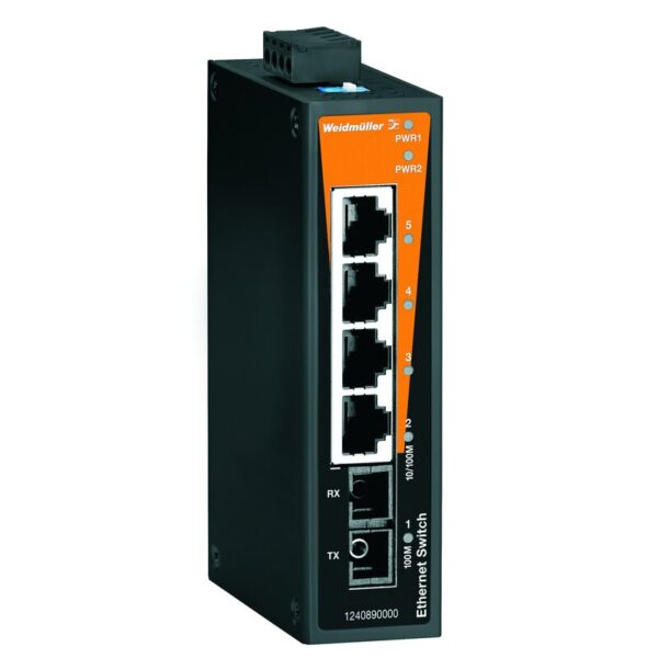 Nettverk OT, Switch, IE-SW-BL05T-4TX-1SC