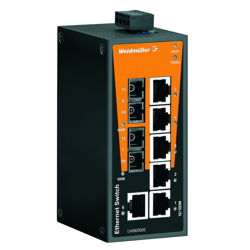 Nettverk OT, Switcher, IE-SW-BL08T-6TX-2SC - Bilde 1