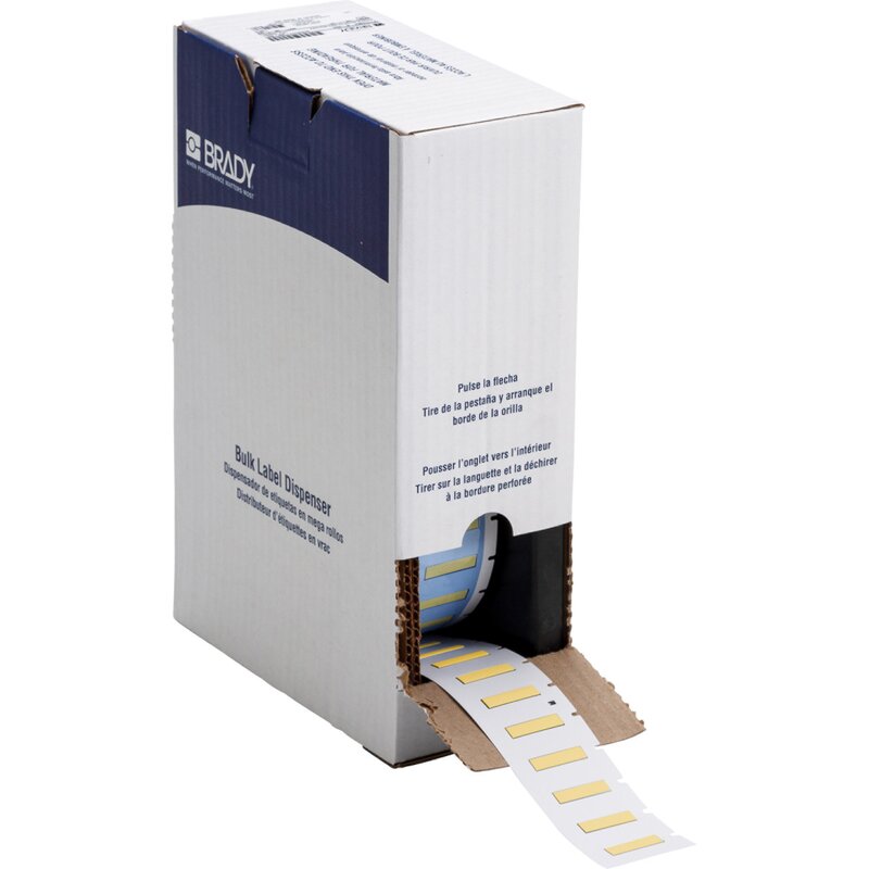 Ledningsmerker til maskin, KRYMP 25,78X5,97 F/BMP71 GUL R/1000/M710 - Bilde 1