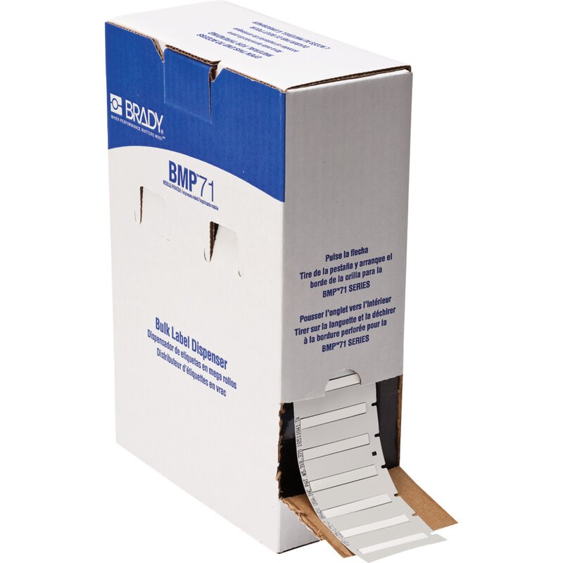Ledningsmerker til maskin, KRYMP 44,83X5,97 F/BMP71 HVIT R/1000/M710 - Bilde 1
