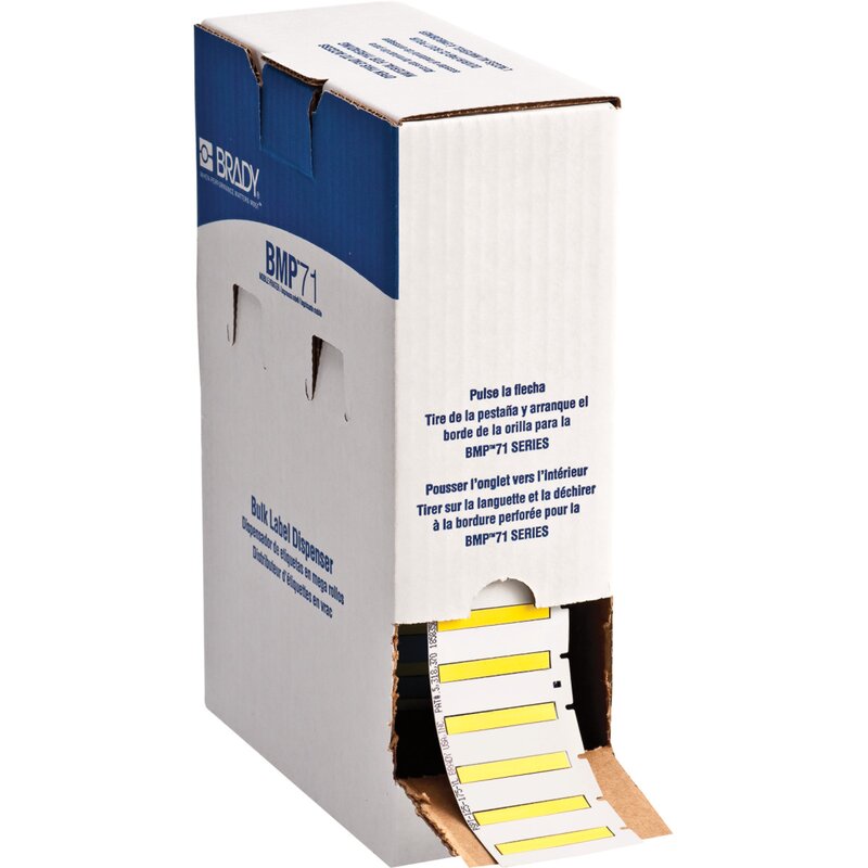 Ledningsmerker til maskin, KRYMP 44,83X5,97 F/BMP71 GUL R/1000/M710 - Bilde 1