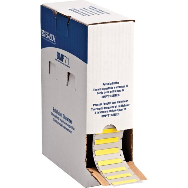 Ledningsmerker til maskin, KRYMP 44,83X8,51 F/BMP-71 GUL R/1000/M710