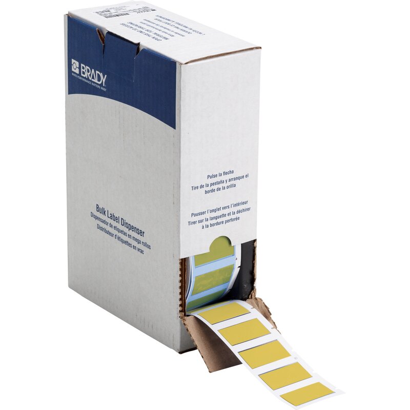 Ledningsmerker til maskin, KRYMP 44,83X21,62 F/BMP-71 GUL R/1000/M710 - Bilde 1