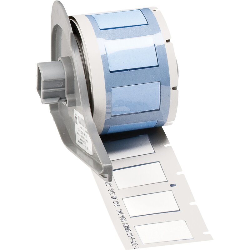 Ledningsmerker til maskin, KRYMP 25,78X16,38 F/BMP71 HVIT R/100/M710 - Bilde 1