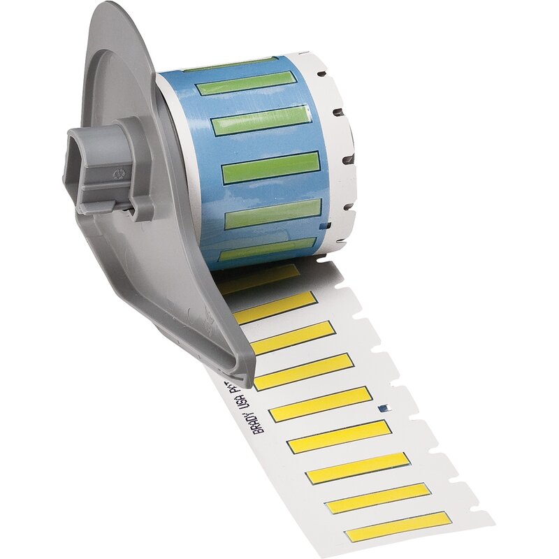 Ledningsmerker til maskin, KRYMP 25,78X4,62 F/BMP71 GUL R/100/M710 - Bilde 1