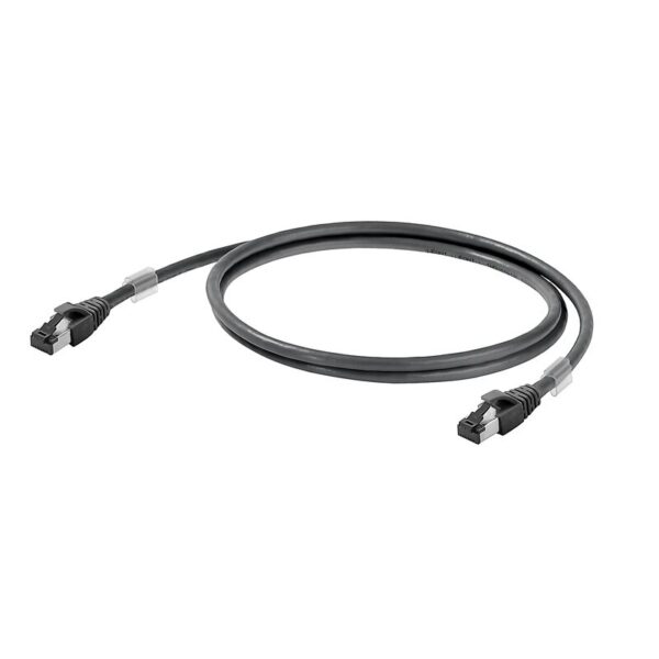 Nettverk OT, Kabel, PATCH KABEL, CAT.6A, SORT, 0,5M